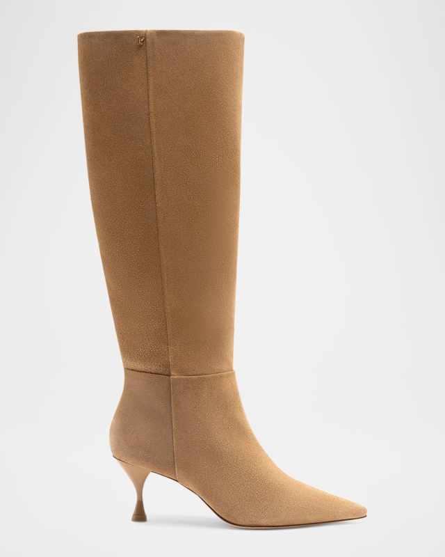 Georgia Suede Stiletto Mid Boots